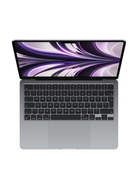 Apple MacBook Air Laptop, 13.6" Liquid Retina Display, Apple M2 Chip 8-Core CPU, 512GB SSD, 8GB RAM, Apple 10-Core GPU, English/Arabic Keyboard, macOS, MLXX3AB/A, Space Grey