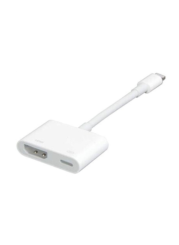 Apple Lightning Digital AV Adapter, Multiple Types to Lightning, White