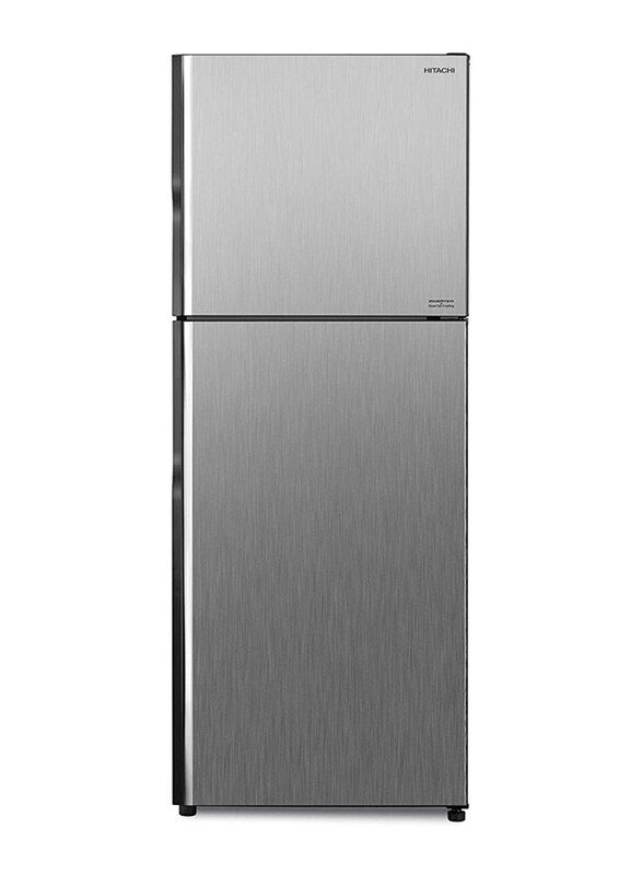 

Hitachi 500L Double Door Stylish Line Invertor Control Refrigerator, RVX505PUK9KPSV, Silver