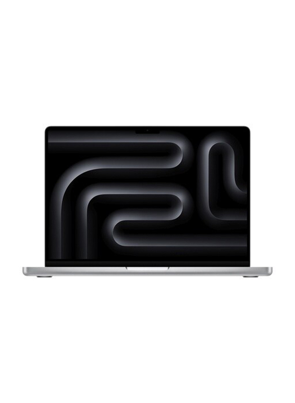 Apple MacBook Pro Laptop, 14" Liquid Retina XDR Display, Apple M3 Processor, 512GB SSD, 18GB RAM, Apple 10 Core GPU Graphics, AR-KB, macOS, MRX63AB, Silver