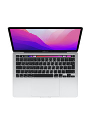 Apple MacBook Pro Laptop, 13" Liquid Retina Display, Apple M2 Chip 8-Core CPU, 256GB SSD, 8GB RAM, Apple 10-Core GPU, English Keyboard, macOS, MNEP3AB/A, Silver