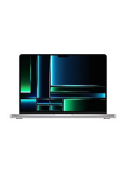 Apple MacBook Pro (2023) Laptop, 14" Liquid Retina XDR Touch Display, Apple M2 Pro Chip, 512GB SSD, 16GB RAM, 10 Core CPU and 16 Core GPU, EN-AR KB, macOs, MPHH3AB/A, Silver, Middle East Version