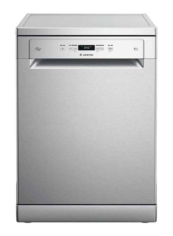 

Ariston 14 Place Settings Freestanding Dishwasher, LFC3C33WFXUK, Silver