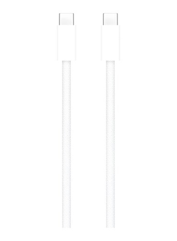 Apple 2-Meter USB Type-C Data Sync Charging Cable, USB Type-C to USB Type-C, 240W, White