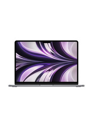 Apple MacBook Air Laptop, 13.6" Liquid Retina Display, Apple M2 Chip 8-Core CPU, 256GB SSD, 8GB RAM, Apple 10-Core GPU, English/Arabic Keyboard, macOS, MLXW3AB/A, Space Grey