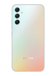 Samsung Galaxy A34 128GB Awesome Silver, 8GB RAM, 5G, Dual Sim Smartphone, Middle East Version