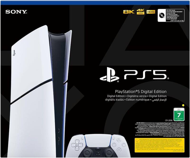 

Sony PlayStation 5 Digital Console (New 2023 Slim Model )- UAE Version