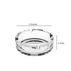 Lhx Round Ashtray, Clear