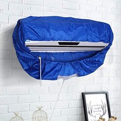 Newlifes-MS Air Conditioner Waterproof Dustproof Cleaning Cover, Blue