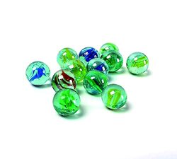 Squid Game Glass Beads Marbles, 26 Pieces, Multicolour