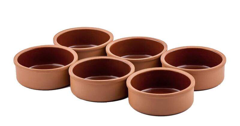 

Maples 6-Piece Republic of Clay Turkish Clay Oven Bowls, Brown