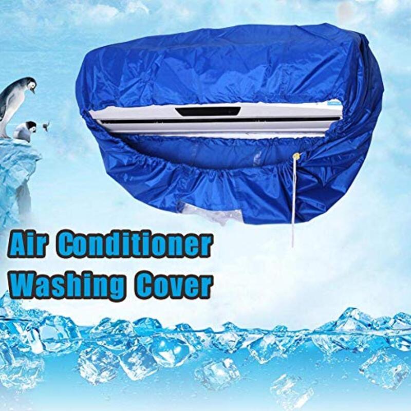 Numeo Furniture Air Conditioner Waterproof Cleaning Cover, G06141566, Blue