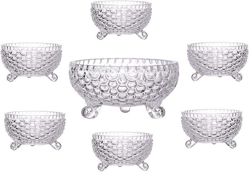 

Generic 7-Piece Glass Bowl Set, Clear