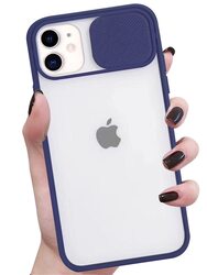 Apple iPhone 12 Pro Max Sliding Camera Lens Protection Case, Blue