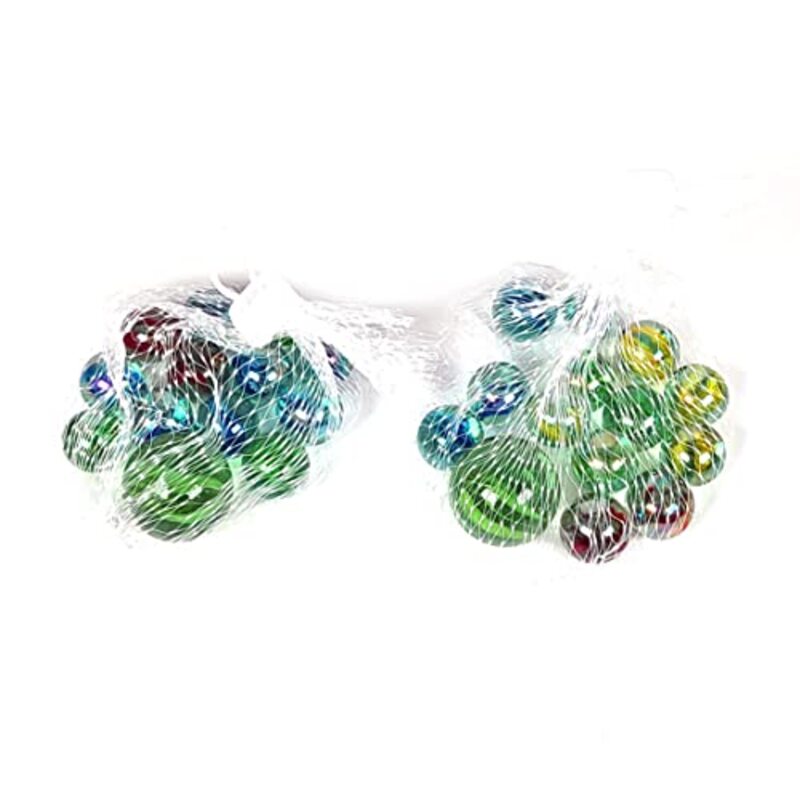 Squid Game Glass Beads Marbles, 26 Pieces, Multicolour