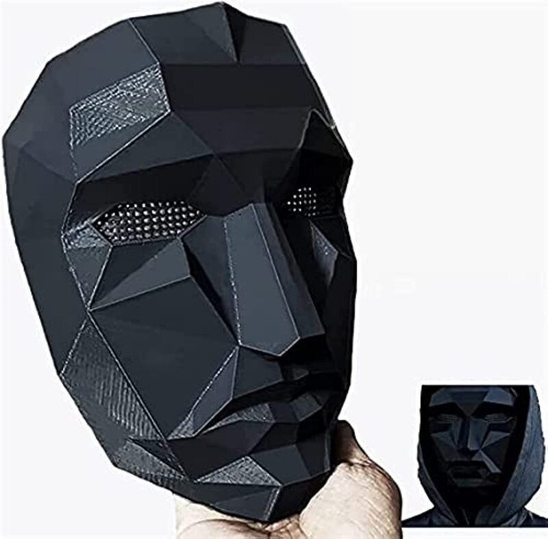 Carnival Halloween Boss Mask, Black