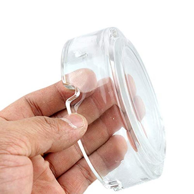 Lhx Round Ashtray, Clear