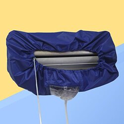 Topbathy Air Conditioner Clean Cleaning Cover, Blue