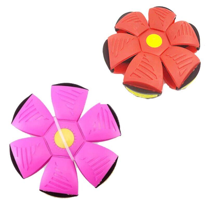 

Inder UFO LED Flying Ball with Music, 2 Pieces, Red/Pink