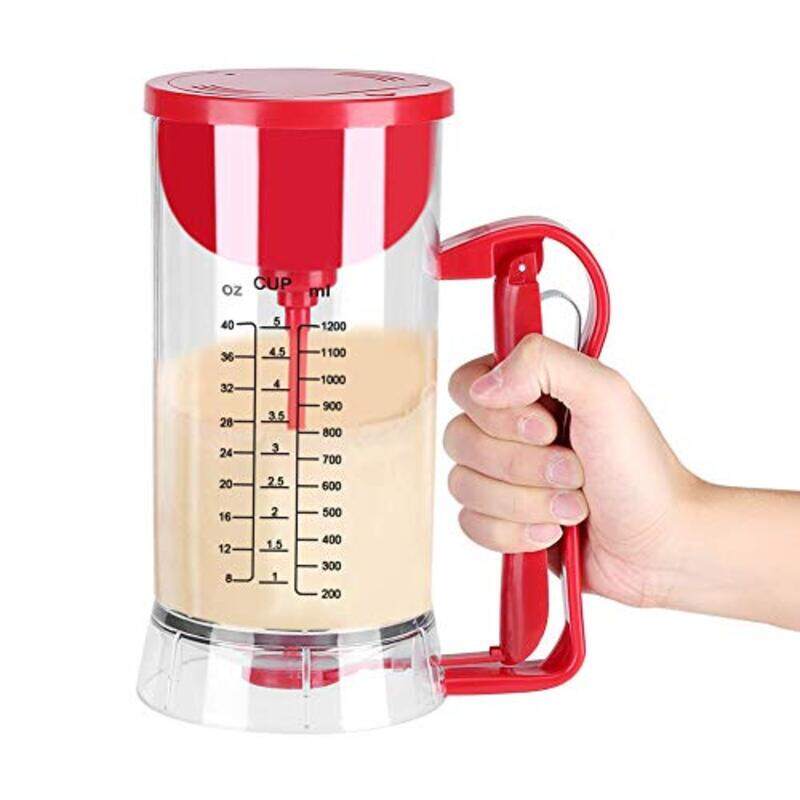 

Zerone Electric Batter Dispenser, Clear/Red