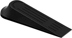 MixColours Heavy Duty Rubber Door Wedge, 10 Pieces, Black