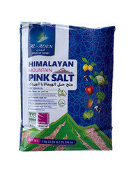 AL-ADEN  Himalayan  Pink Salt Fine,  1000g  x 16 kg   / 16 kg  Packs In Carton