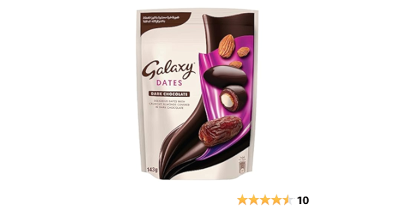 Galaxy Dates In Dark Choc 143gm*96pcs