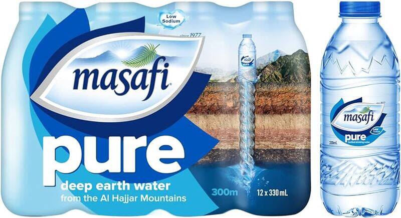 

Aqua Masafi Water 300ml*12*25pieces