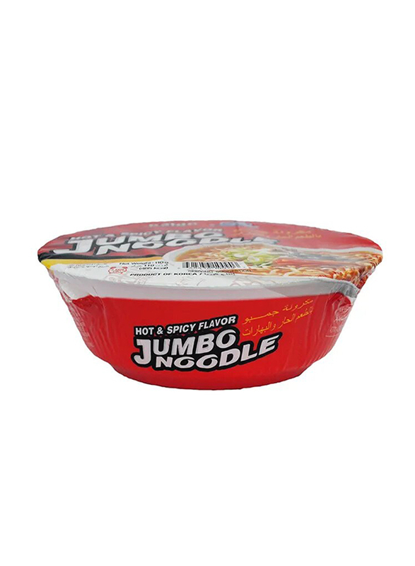 Paldo Jumbo King Bowl Noodle Hot & Spicy Flavor, 110g