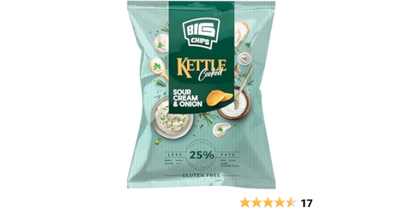 

Big Chips Sour Cream&Onion 80gm