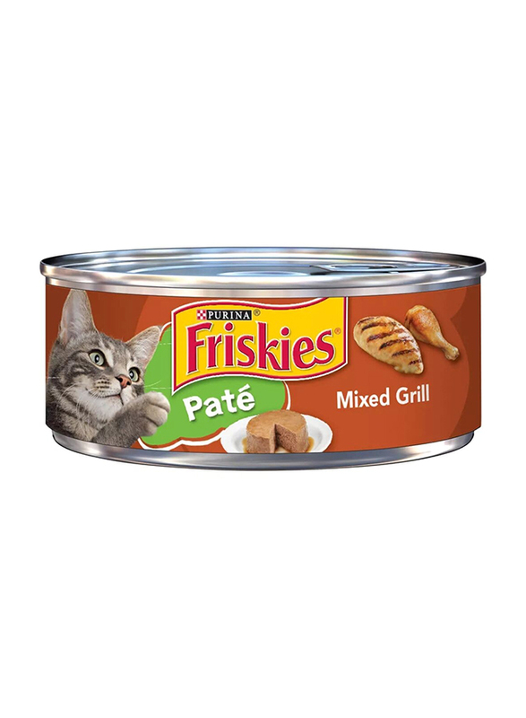 

Purina Friskies Pate Mixed Grill Wet Cat Food, 156g