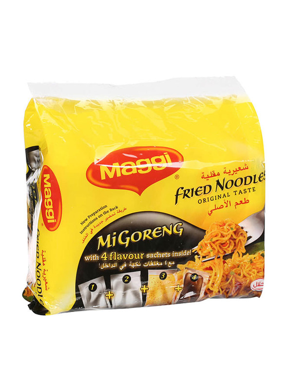 Maggi Mi Goring Fried Noodles, 5 Packs x 72g