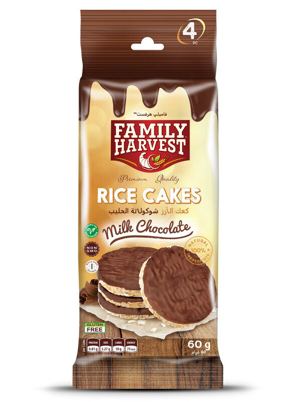 

Family Harvest Rice Cakes Milk Chocolate 60g*90pcs