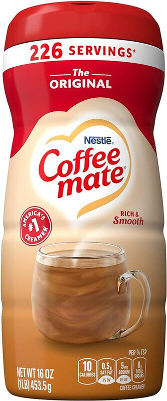 

Nescafe Coffee Mate Full Fat Powder Original 160z*24pcs