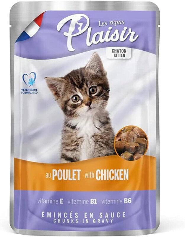 

Goody Plasir Chaton Kitten Cat Food 100gm*48pcs
