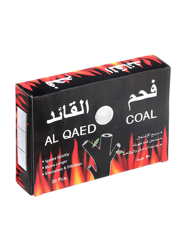 

Al Qaed Charcoal Fast Odorless Lightening, 30-Pieces