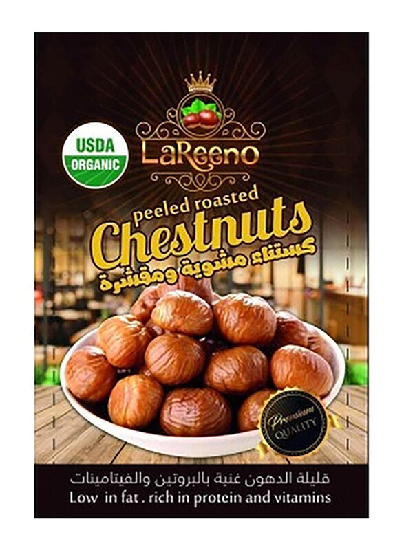 

Lareeno Organic Peeled Roasted Chestnuts, 100g