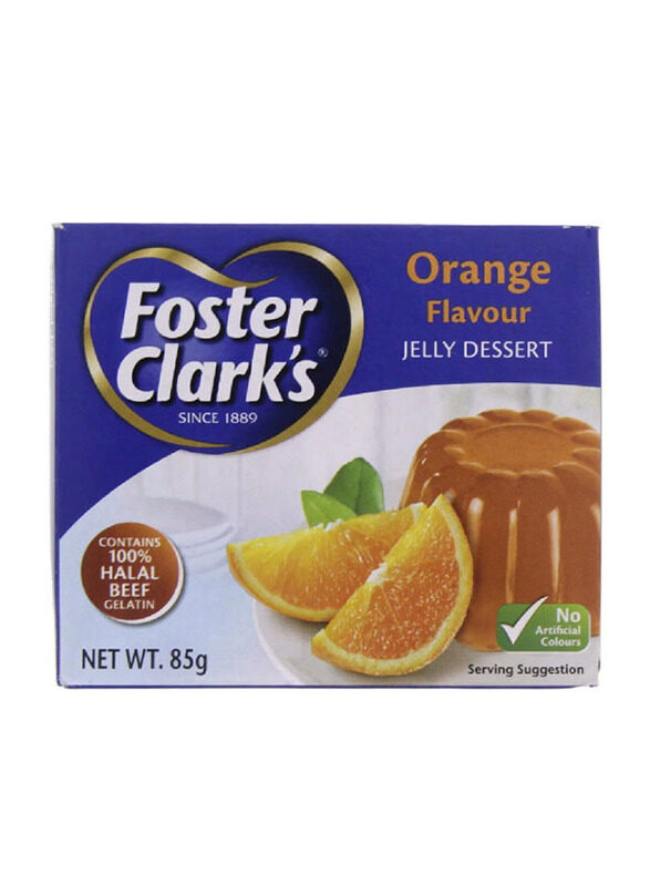 

Foster Clark's Orange Flavour Jelly Powder, 85g