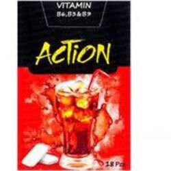 Action Vitamin Cola Gum 23.8gm*200pcs