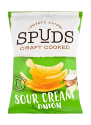 Spuds Sour Cream & Onion Potato Chips, 50g