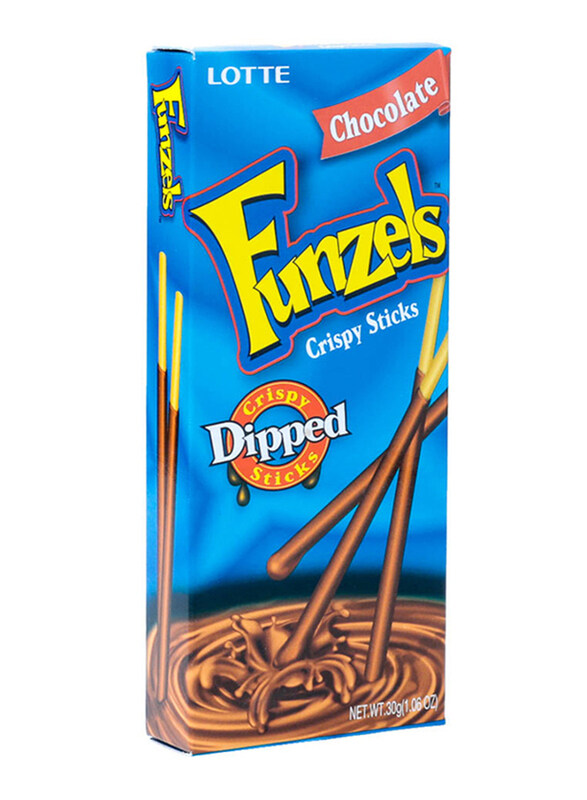 

Lotte Funzels Chocolate Dipped Crispy Sticks, 30g