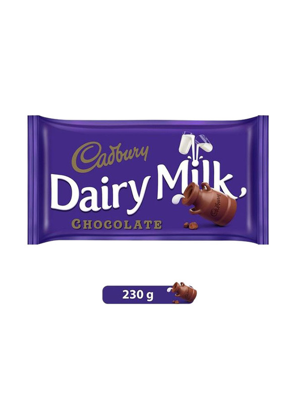 Cadbury Dairy Milk Plain Chocolate, 230g