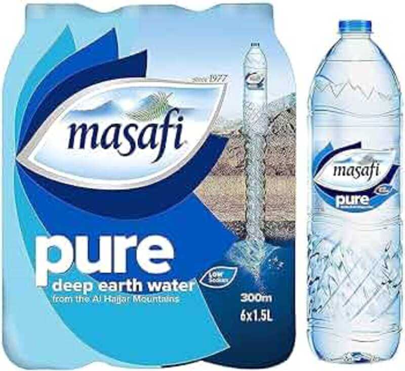 

Aqua Masafi Pure Water 1.5L*6*25pieces