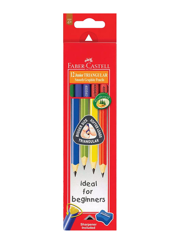 Faber-Castell Junior Triangular Pencil, Black