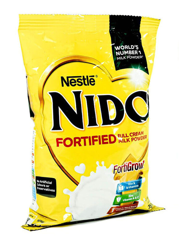 

Nestle Nido Fortified Full Cream Milk Powder Pouch, 350g