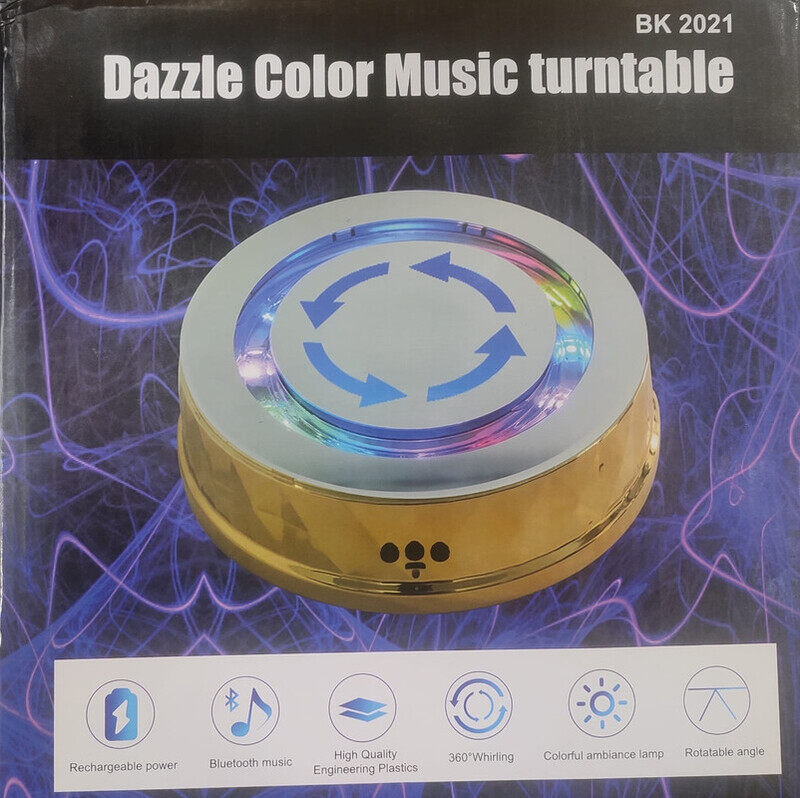 

Super Bass Dazzle Turntable Speaker