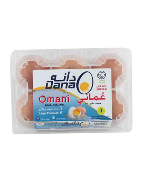 

Dana Omani White Eggs, 6 Pieces