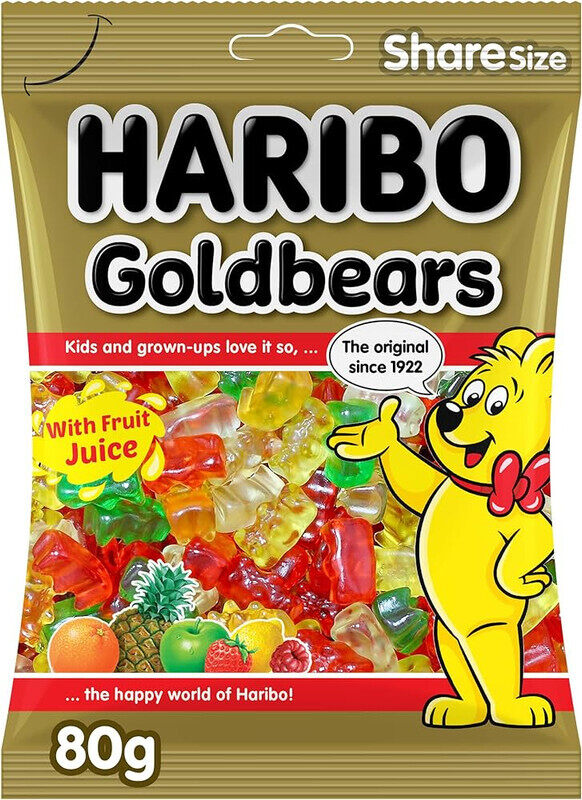 

Lays Haribo Goldbears 80gm*75pices