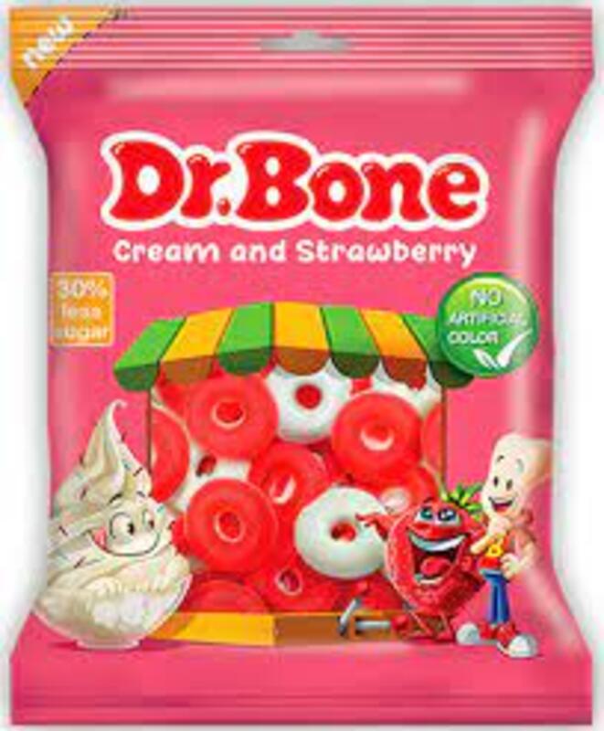 Dr Bone Cream & Strawberry 75gm*180pcs
