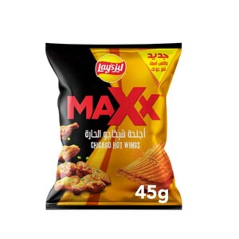 Lays Max Hot Wings 45gm*150pices